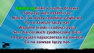 Płonie ognisko i szumią knieje  karaoke [upl. by Idnor]