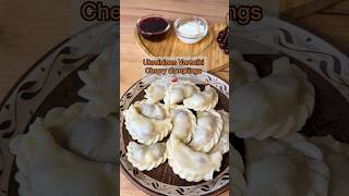 Ukrainian Vareniki 🍒Cherry dumplings shorts [upl. by Angelique895]