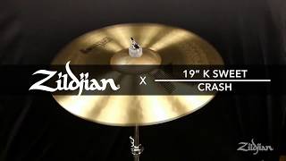 Zildjian 19 K Sweet Crash [upl. by Om683]