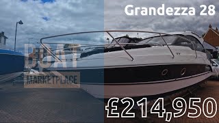 Grandezza 28 Yacht For Sale Boat Tour [upl. by Gierk]