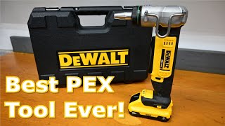 DeWalt DCE400 20v Cordless Pex A Expansion Tool Review [upl. by Micheline139]