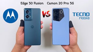 Motorola Edge 50 Fusion vs Tecno Camon 20 Pro 5G  Speed Test [upl. by Eugnimod405]