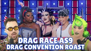 Drag Race AS9 Episode 6 National Drag Convention Roast  Queening Out w Laganja and Joseph [upl. by Bride]