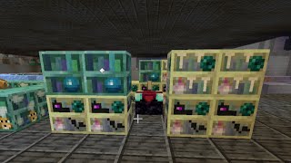 Library of Alexandria Draconic Endshelf Enchanting Table set up All the Mods 7 from curseforge [upl. by Llegna]