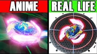 I tried the COOLEST beyblade special moves IN REAL LIFE [upl. by Lidaa]