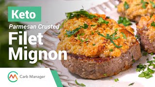 Parmesan Crusted Filet Mignon Recipe [upl. by Harwin]