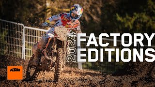 Setting a new benchmark in motocross – 2024 KTM SXF FACTORY EDITIONS  KTM [upl. by Elyl]