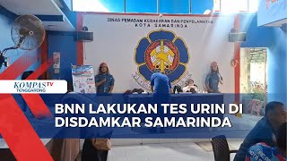 BNN Lakukan Tes Urin di Disdamkar Samarinda [upl. by Ande988]