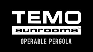 TEMO Operable Pergola [upl. by Blumenthal636]