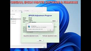 ET M1100 ET M1120 EURO 100 ADJPROG RESET [upl. by Ewald]