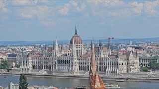 Budapesta turism Dunarea prin centrul orașului Superb [upl. by Grados]