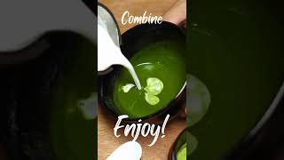 Matcha Latte recipe keto food [upl. by Kolodgie]