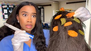 ASMR School Nurse Cleans You Up After a Food Fight 👊🏽🥗 ASMR School Nurse Roleplay [upl. by Zetrom575]