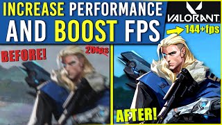 VALORANT Guide How to BOOST FPS and Optimise Performance Fix LAG amp Stutters [upl. by Luckett]