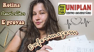 ROTINA DE UMA ESTUDANTE DE ENFERMAGEM A DISTÂNCIA UNIP  Semana de provas uniplan [upl. by Vincenty316]