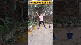 Reduce waist size shortsviral trending ytshorts youtubeshorts fitness workout [upl. by Ayekam348]