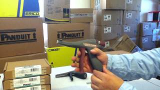 GTSL  Herramienta para cinchos  Cable Tie Tool  Panduit  Tool Controlled Tension and Cutoff [upl. by Ahsai]