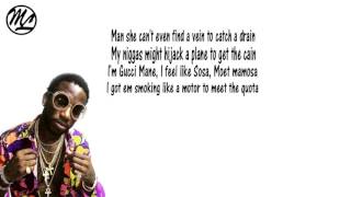 Gucci Mane amp Future  Selling Heroin Lyrics [upl. by Eilram619]