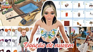 Doação De Nuvem Nova Atualização Do Mês de Junho  Verão De Amor ❤️ • The Sims Freeplay 🥰 [upl. by Jordon]