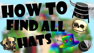 HOW TO FIND ALL HATS  ROBLOX EPIC MINIGAMES [upl. by Jasen590]