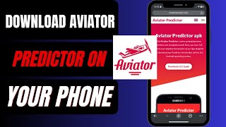 How To Download Aviator Predictor iPhone amp Android  Best Method [upl. by Halsey]