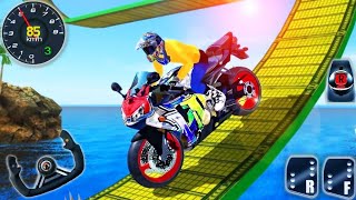 Super Bikes Game Racing Games Bike Stunts Real Tricks Simulator Bike Game Android Gameplay [upl. by Dinse]