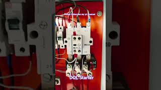 Dol Stater Making with LampT Contactor  Relay [upl. by Monte]