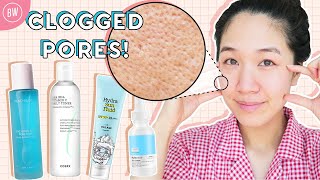 Best 4 Tips to Minimize LARGE Pores Whiteheads Blackheads amp Acne [upl. by Olvan]