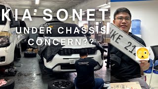 KIA SONET  UNDER CHASSIS CHECKING  PLATE NUMBER ISSUANCE [upl. by Oiludbo]