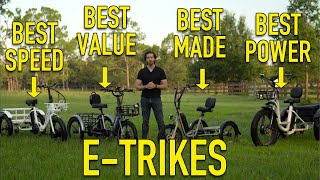 Showdown Comparing the best ELECTRIC Trikes you can buy [upl. by Nanine454]