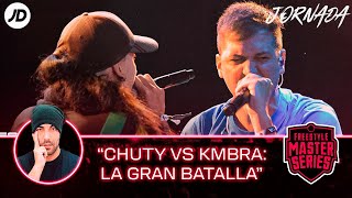 DIOS CONTRA EL VILLANO 🔥 KMBRA VS CHUTY FMSESPAÑA J1 T7 🇪🇸 Reacción [upl. by Hsinam]