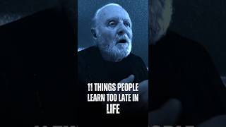 11 Things People learn Too late in life Anthony Hopkins Best Motivational Quotes [upl. by Aruasi]