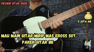 Review Gitar Elektrik Sqoe Telecaster SETL300  Sound Crunch Khas Telecaster  Harga 2 Jutaan [upl. by Flor]