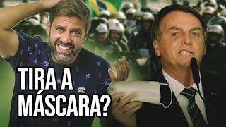 Fábio Rabin  Máscara  Motociata  Bolsonaro vaiado [upl. by Spohr]