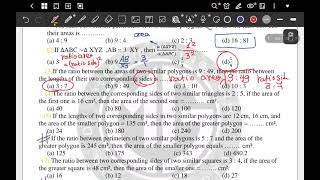 grade 10  lesson 3 areas of similarity polygons [upl. by Zeus537]