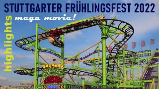 Stuttgarter Frühlingsfest 2022  Cannstatter Wasen Volksfest Stuttgart  HIGHLIGHTS 4K MEGA MOVIE [upl. by Varick]