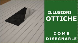 Disegnare ILLUSIONI OTTICHE Effetto Cascata FAI DA TE [upl. by Ocsecnarf]