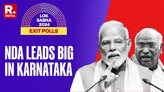 Karnataka Exit Poll Results NDA Clear Favourite Despite Minor Losses  Lok Sabha Elections 2024 [upl. by Sida329]