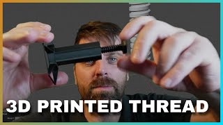 How to make a 3D Printed Thread in BLENDER [upl. by Stier]