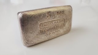 Engelhard 5 Ounce Silver Bars [upl. by Wavell720]