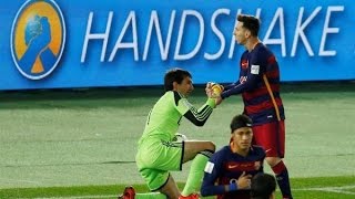 Atajada de Barovero a Messi • River Plate V Barcelona [upl. by Fatsug]