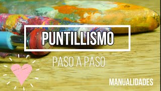 Puntillismo paso a paso  Técnica del Puntillismo [upl. by Ladiv]