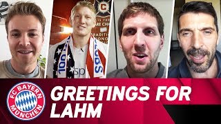 All Philipp Lahm Retirement Greetings  DankePhilipp 🙏 [upl. by Onnem136]