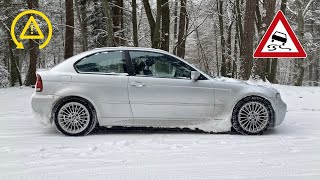 Snow Drifting Touge  BMW E46 Compact 325ti [upl. by Micah163]