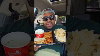 Does Applebees have better appetizers than Chilis Try Applebees classic combo shorts eating [upl. by Yelraf]