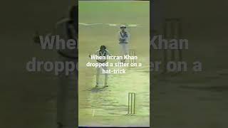 Wasim Akrams missed hattrick in 1991 wasimakram cricket imrankhan [upl. by Aivilys]