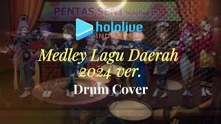 Indonesian Folk Music Medley 2024 Ver  hololive ID  DRUM COVER [upl. by Melissa]