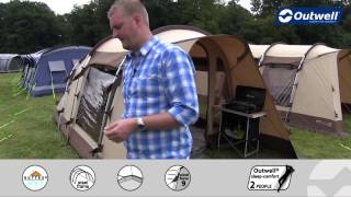 Outwell Tent Newgate 3  2014  Innovative Family Camping [upl. by Nodrog]