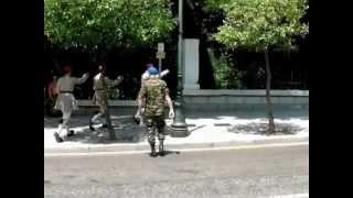 Changing of the guard at the Presidential Palace in Athens Greece [upl. by Sualocin]