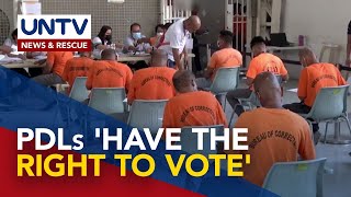 Comelec holds voter education for persons deprived of liberty [upl. by Merkley]